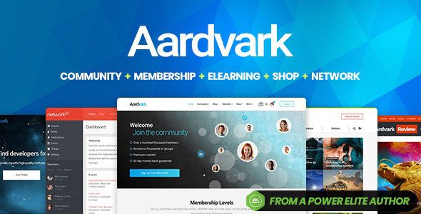 Aardvark 4.7 - Community, Membership, BuddyPress Theme
