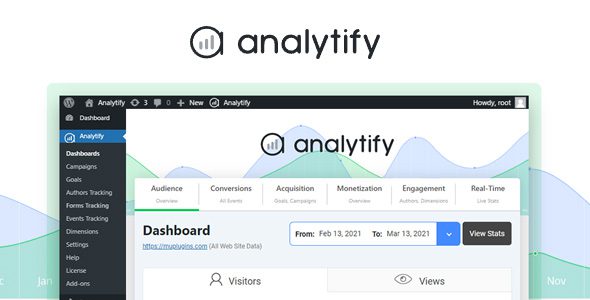 Analytify Pro 9.0.2 + Addons - Google Analytics Plugin for WordPress