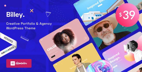 Billey 2.2.4 - Creative Portfolio & Agency Elementor WordPress Theme