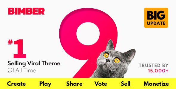 Bimber 9.2.4 - Viral Magazine WordPress Theme