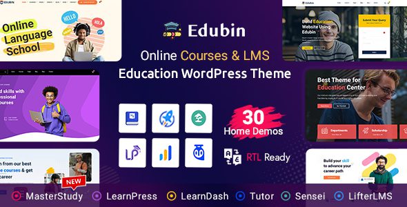 Edubin 9.5.14 - Education WordPress Theme