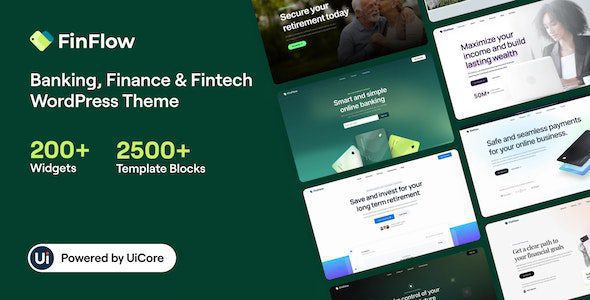 FinFlow 3.3.3 - Banking, Finance & Fintech WordPress Theme
