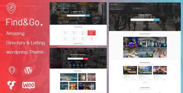 Findgo 1.3.65 - Directory Listing WordPress Theme