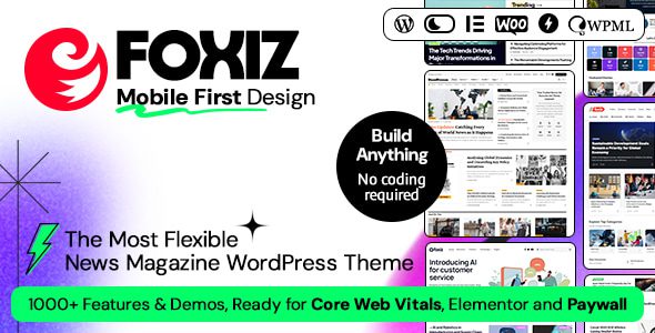 Foxiz 2.7.5 - WordPress Newspaper News and Magazine