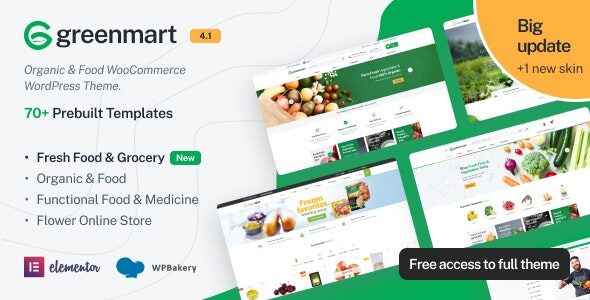 GreenMart 4.2.15 - Organic & Food WooCommerce WordPress Theme