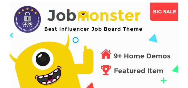 Jobmonster 4.8.5 - Job Board WordPress Theme