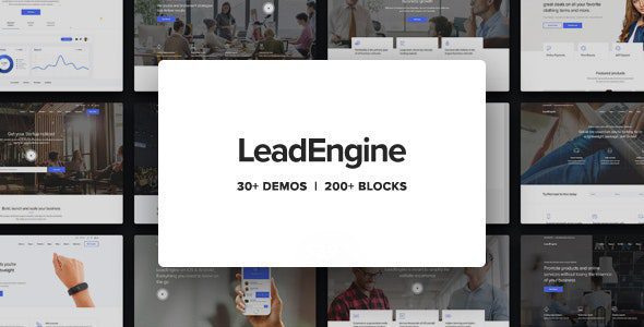 LeadEngine 5.7 - Multi-Purpose WordPress Theme with Page Builder