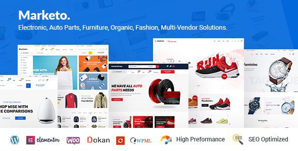 Marketo 5.3.2 - eCommerce & Multivendor Marketplace Woocommerce WordPress Theme