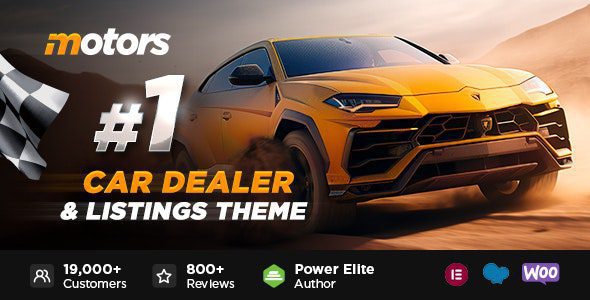 Motors 5.6.95 - Car Dealer, Rental & Listing WordPress theme