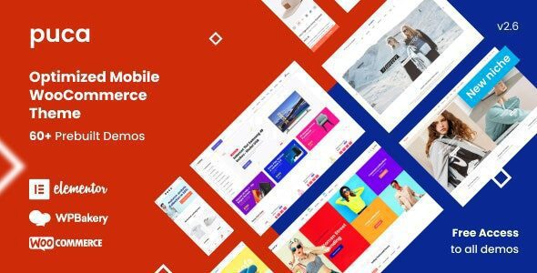 Puca 2.6.42 - Optimized Mobile WooCommerce Theme