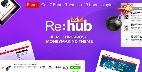 Rehub 19.9.9.7 - Price Comparison, Multi Vendor Marketplace WordPress Theme