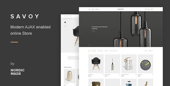 Savoy 3.1.8 - Minimalist AJAX WooCommerce Theme