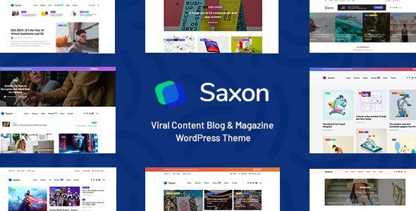 Saxon 1.9.3 - Viral Content Blog & Magazine WordPress Theme