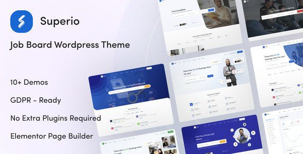 Superio 1.3.35 - Job Board WordPress Theme