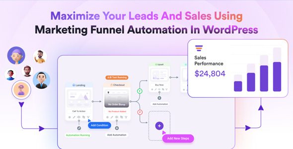 WP Funnels Pro 2.9.4 - Marketing Funnel Automation In WordPress