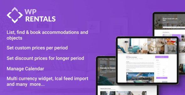 WP Rentals 3.14.1 - Booking Accommodation WordPress Theme