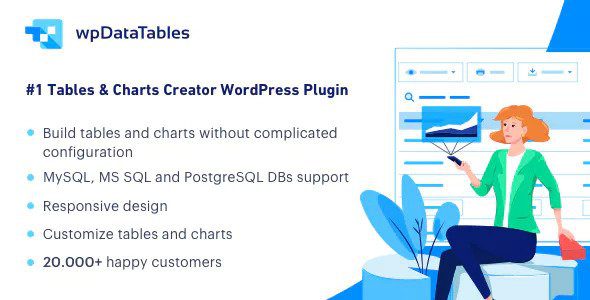 wpDataTables 7.4 - Tables and Charts Manager for WordPress