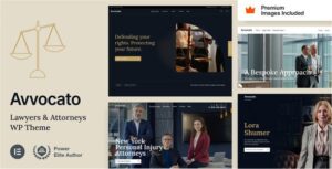Avvocato 32 – Law Firm WordPress Theme
