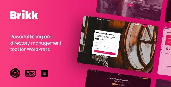 Brikk 3.1.0 - Directory & Listing WordPress Theme