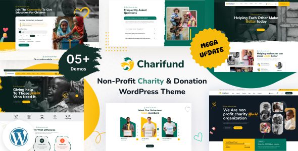 ChariFund 2.0 - Charity & Donation Foundation WordPress Theme Multipurpose