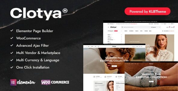 Clotya 1.5.1 - Fashion Store eCommerce Theme