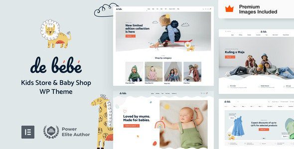 Debebe 35.0 - Kids Fashion eCommerce WordPress Theme