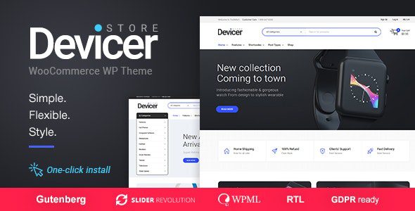Devicer 1.3.2 - Electronics, Mobile & Tech Store WordPress Theme