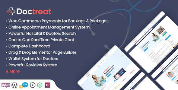 Doctreat 1.6.9 - Hospitals and Doctors Directory WordPress Listing Theme