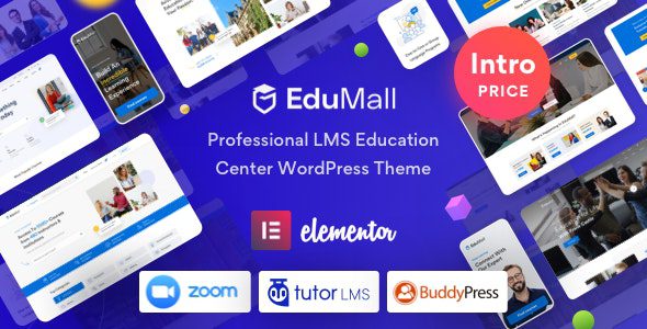 EduMall 4.5.3 - Professional LMS Education Center WordPress Theme