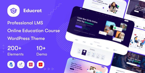 Educrat 1.0.38 - Online Course Education WordPress Theme