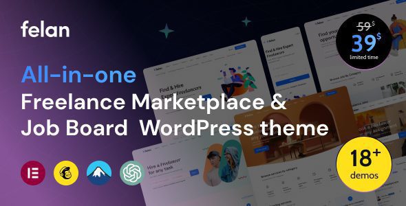 Felan 1.1.8 - Freelance Marketplace and Job Board WordPress Theme