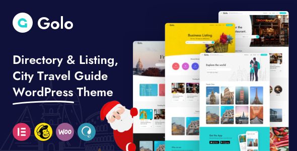 Golo 1.7.5.1 - Directory & Listing, Travel WordPress Theme