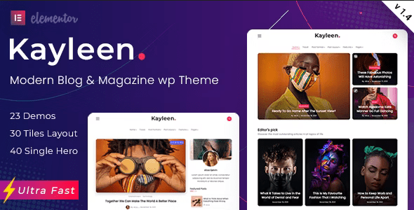 Kayleen 3.3 - Blog & Magazine WordPress Theme