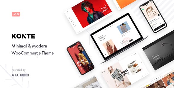 Konte 2.5.0 - Minimal & Modern WooCommerce WordPress Theme