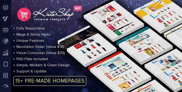 KuteShop 4.3.0 - Fashion, Electronics & Marketplace Elementor WooCommerce Theme (RTL Supported)