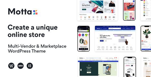 Motta 1.6.3 - Multi-Vendor and Marketplace WordPress Theme
