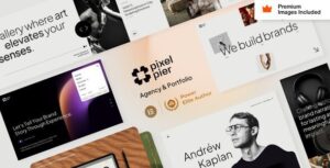 Pixelpiernyc 25 – Portfolio Creative Agency Freelancer WordPress Theme