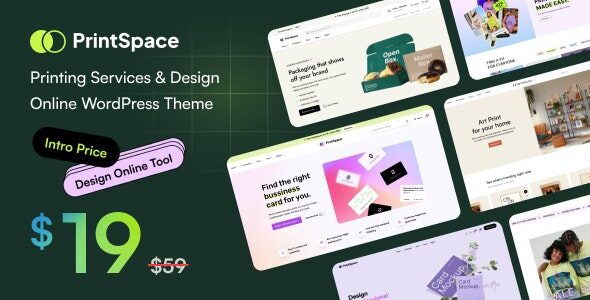 PrintSpace 1.4.7 - Printing Services & Design Online WooCommerce WordPress Theme