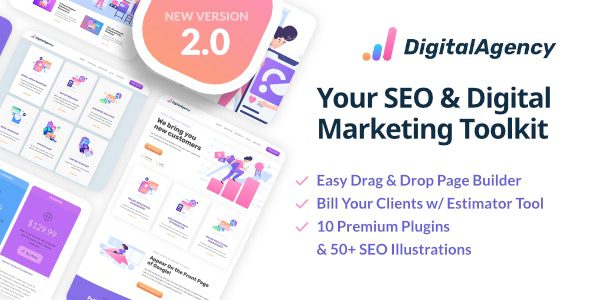 SEOWP 3.12.2 - SEO & Digital Marketing WordPress Theme