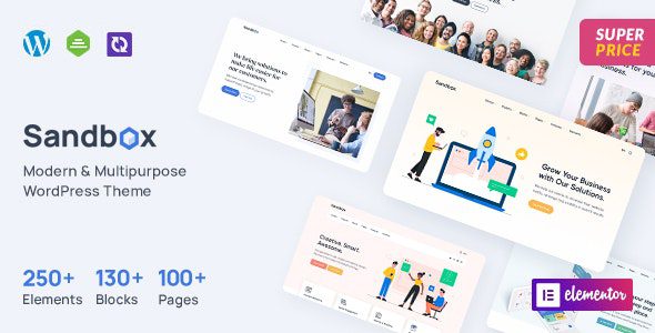 Sandbox 1.1.21 - Modern & Multipurpose WordPress Theme