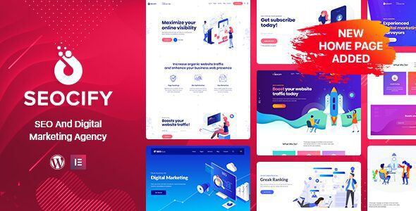 Seocify 3.8.2 - SEO Digital Marketing Agency WordPress Theme