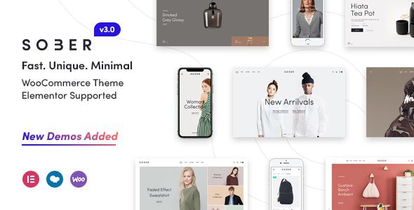 Sober 3.6.3 - WooCommerce WordPress Theme