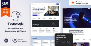 Tecnologia 33 – IT SAAS Software Technology WordPress Theme