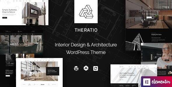 Theratio 1.3.8.8 - Architecture & Interior Design Elementor WordPress Theme