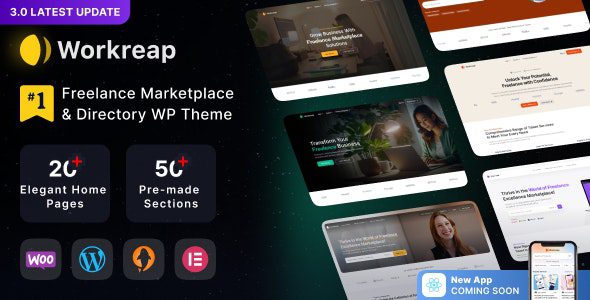 Workreap 3.4.5 - Freelance Marketplace WordPress Theme